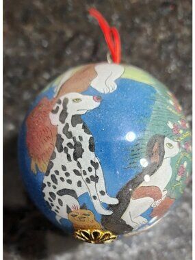 2014 Pier 1 Imports Li Bien Glass Ornament with Original Red Box